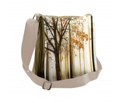 Bare Branches Fall Leaves Messenger Bag