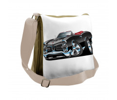Nostalgic Sports Car Messenger Bag