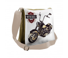Old Classic Motorcycle Messenger Bag