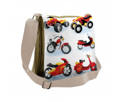 Motorcycle Hippie Messenger Bag