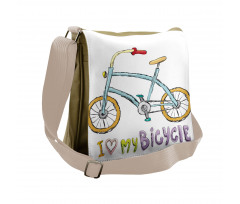 Bicycle Kids Love Words Messenger Bag