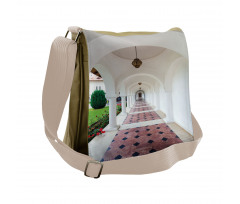 Arched Colonnade Hallway Messenger Bag