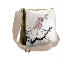 Watercolor Art Messenger Bag