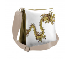 Fire Dragon Astrology Messenger Bag