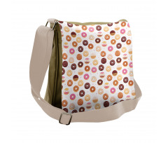 Colorful Yummy Donuts Messenger Bag