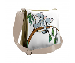 Koala Eucalyptus Messenger Bag