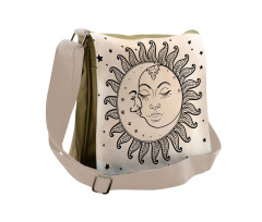 Sun and Moon Mystical Messenger Bag