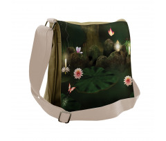 Mystic Forest with Candle Messenger Bag