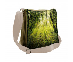 Scenic Morning in Nature Messenger Bag