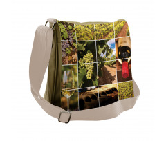 Vineyard Grapes Landscapes Messenger Bag