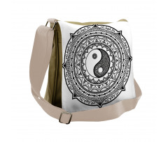 Ying Yang Asian Messenger Bag