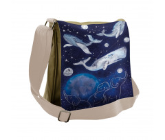 Space Universe Planet Messenger Bag