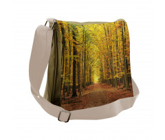 Pathway into the Forest Messenger Bag