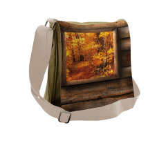 View from Rustic Cottage Messenger Bag