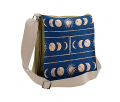 Sun Moon Astrology Messenger Bag