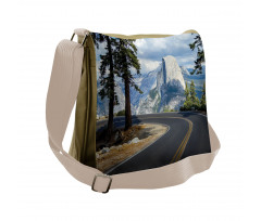 Mountain Road Landscape Messenger Bag