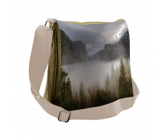 Valley Yosemite in Fall Messenger Bag