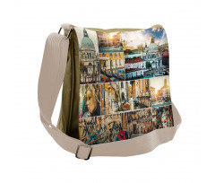 Venice Cityscape Canal Messenger Bag