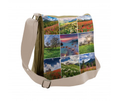 Summer Landscapes Rural Messenger Bag