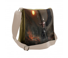 Knight Artwork Messenger Bag