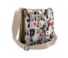 Collage Fashion Modern Messenger Bag