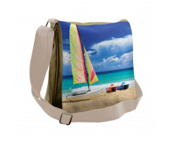 Ocean Sailing Exotic Messenger Bag