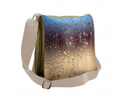 Rainy Day Window Effect Messenger Bag