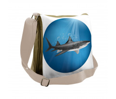 Shark Underwater Hunter Messenger Bag