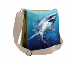 Shark Oceanlife Animal Messenger Bag