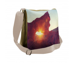 Sunrise American Desert Messenger Bag
