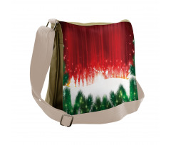 Xmas Theme Messenger Bag