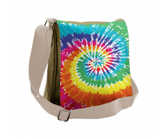 Rainbow Tie Dye Effect Messenger Bag