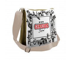 Circus Show Magician Messenger Bag