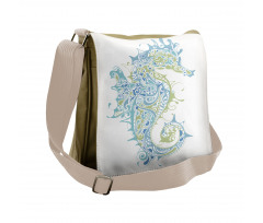 Greek Seahorse Mythological Messenger Bag