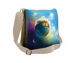 Cosmos Vibrant Scenery Messenger Bag