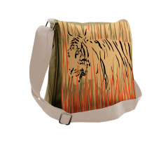 Tiger Jungle Messenger Bag
