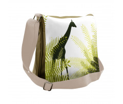 National Park Giraffe Messenger Bag