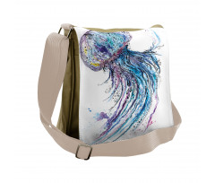 Aqua Colors Creative Messenger Bag