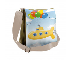 Flying in Sky Messenger Bag