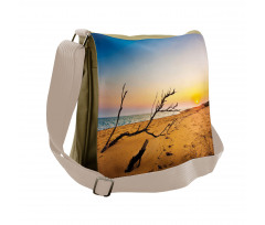 Sunrise at a Sea Shore Messenger Bag