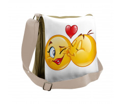 Romantic Flirty Love Mood Messenger Bag