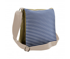 Rope Stripes Pattern Messenger Bag