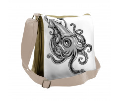 Animal Cuttlefish Sea Messenger Bag
