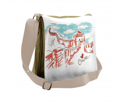 Sketch Chinese Messenger Bag