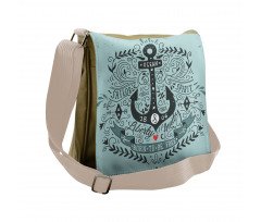Vintage and Anchor Messenger Bag