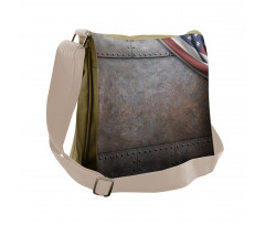 USA Iron Armor Plaque Messenger Bag