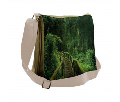 Tropical Thailand Forest Messenger Bag