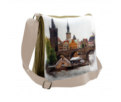 Calm Nature Landscape Messenger Bag