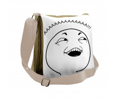 Happy Boy Meme Emojis Messenger Bag