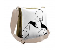 Captain Picard Face Palm Messenger Bag